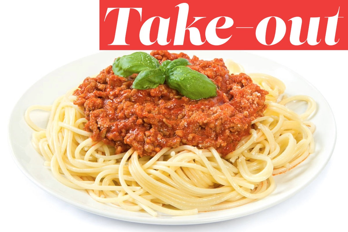 Meat Sauce Spaghetti Dinner (Take-out)