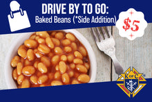 Load image into Gallery viewer, Drive-by to go Baked Beans 8 oz.(*Side addition)
